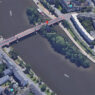 Portikus on Frankfurt’s Main island. Courtesy of Google Earth.