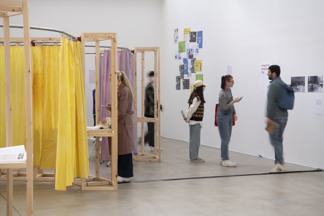 View of How We Live Now. Matrix archive, Newcastle Contemporary Art, Newcastle upon Tyne, UK, 2022. Courtesy of the Farrell Centre. Photo: Colin Davison Photography.