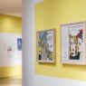 Left to right: Roy Lichtenstein, Salzburguer Festspiele, 1991.65 × 86.5 cm. Eddie - Diptych, 1985. 78 × 91 cm. Installation view. Photo: Liu Xiangli. © HEM.