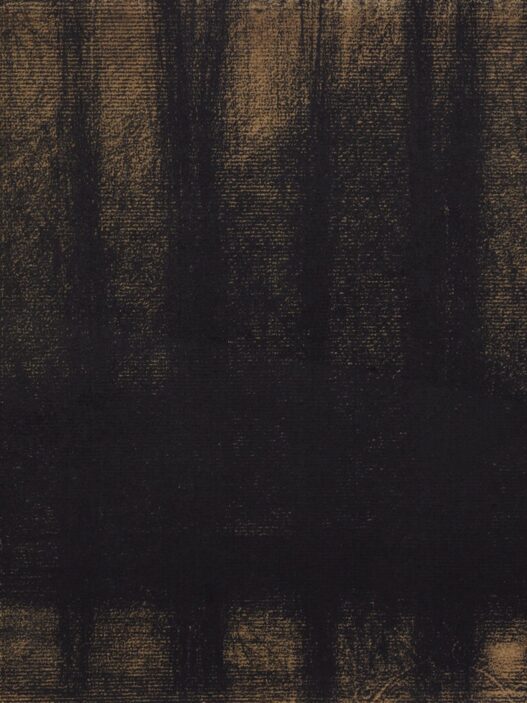 Georges Seurat, Tree Trunks Reflected in Water (Homage to Stéphane Mallarmé), 1883–84. Conté crayon on paper. Villa Flora, Winterthur. Permanent loan to Hahnloser/Jaeggli Foundation, Winterthur. Photo: Reto Pedrini, Zürich.