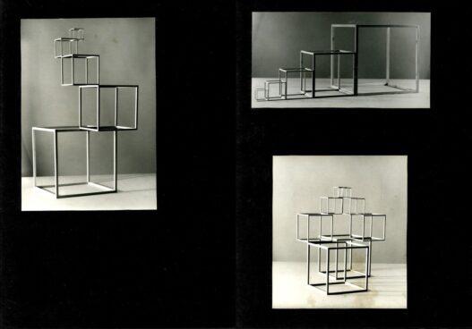 Anne Tyng, pages from Anatomy of Form: The Divine Proportion in the Platonic Solids, Tyng’s 1965 Graham Foundation grant proposal. Courtesy of Graham Foundation for Advanced Studies in the Fine Arts, Chicago.