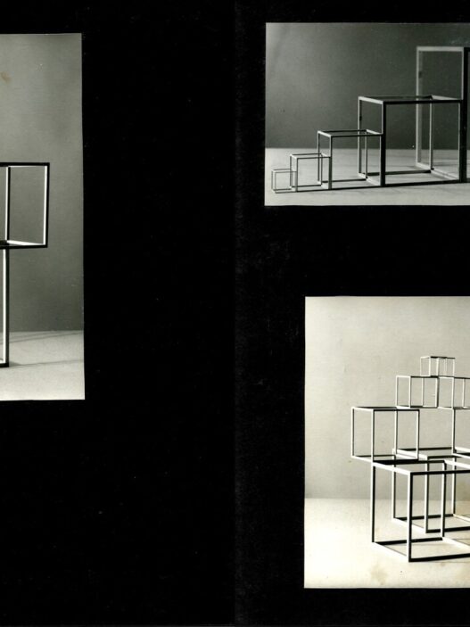 Anne Tyng, pages from Anatomy of Form: The Divine Proportion in the Platonic Solids, Tyng’s 1965 Graham Foundation grant proposal. Courtesy of Graham Foundation for Advanced Studies in the Fine Arts, Chicago.