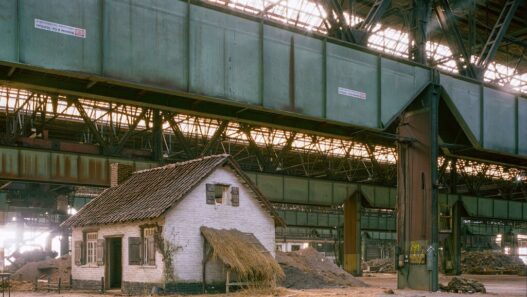 Steel industry remnants at southern Luxembourg. © Severin Malaud, 2022.