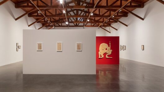 View of Circo Erótico. Serguéi Eisenstein: drawings, kurimanzutto, Mexico City, 2022. Courtesy of kurimanzutto. Photo: Gerardo Landa Rojano.