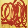 Cy Twombly, Untitled, 2007 Acrylic and pencil on wood panel, in artist’s frame, 104 ¾ × 79 × 2 ½ inches (266.1 × 200.7 × 6.3 cm)© Cy Twombly Foundation