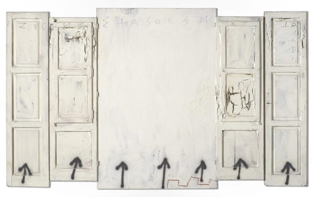 Antoni Tàpies, Portes i fletxes (Doors and Arrows), 1987. © Comissió Tàpies / Vegap. Photo: © FotoGasull, 2022.