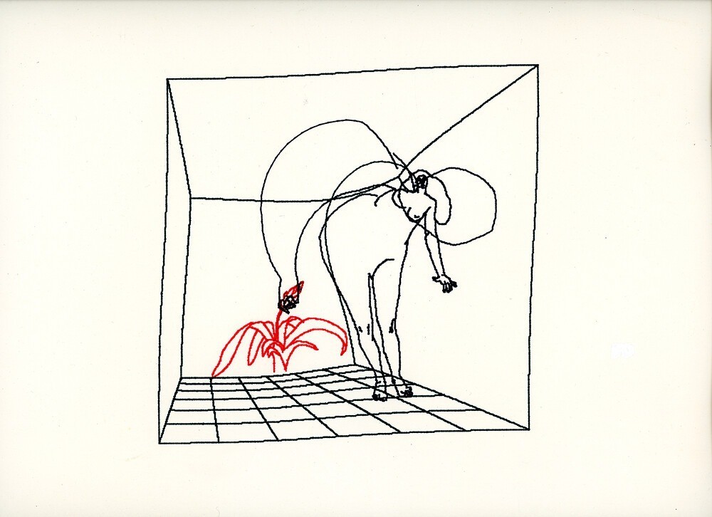 Enrique Castro-Cid, Working drawing, 1981. Printed rendering. Courtesy of [NAME] Publications/Migrant Archives.