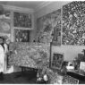 Fahrelnissa Zeid, Loch Lomond, c. 1950. Installation view, artist's studio, Paris. © Fahrelnissa Zeid Archive.