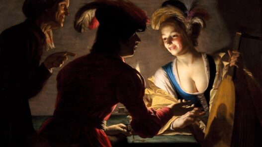 Gerard van Honthorst, De koppelaarster, 1625. © Centraal Museum Utrecht Ernst Moritz.