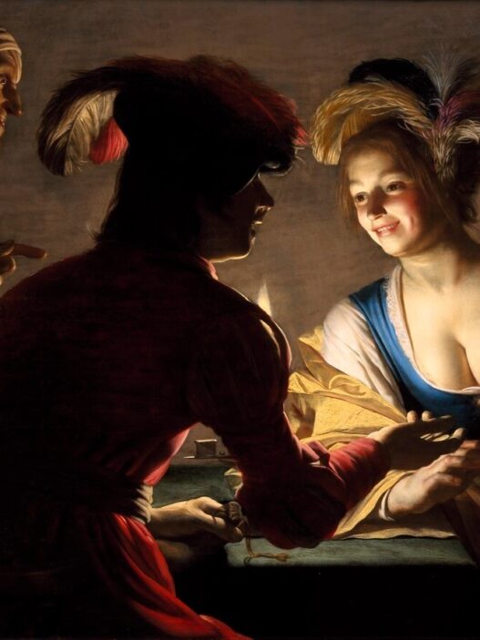 Gerard van Honthorst, De koppelaarster, 1625. © Centraal Museum Utrecht Ernst Moritz.