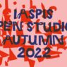 IASPIS Open Studios Autumn 2022. Graphic design by Evelina Mohei