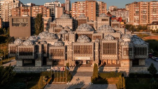 National Library of Kosovo. © Manifesta 14 Prishtina Atdhe Mulla.