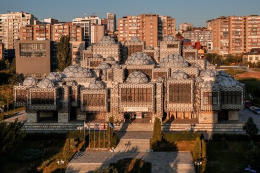 National Library of Kosovo. © Manifesta 14 Prishtina Atdhe Mulla.