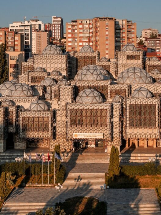 National Library of Kosovo. © Manifesta 14 Prishtina Atdhe Mulla.