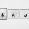 Senga Nengudi, Performance Piece, 1978. Silver gelatin prints, triptych. Overall: 118 3/8 x 41 inches. © Senga Nengudi, 2022. Courtesy of Sprüth Magers and Thomas Erben Gallery, New York. Photo: Harmon Outlaw.