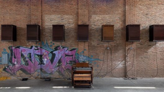 Cover Image: Theaster Gates, A Heavenly Chord, 2022. Leslie speakers, Hammond B3 Organ, sound, dimensions variable. © Theaster Gates. Courtesy the artist. Photo: Jim Prinz Photography