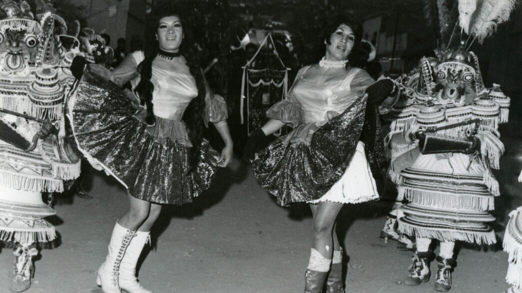 Fiesta Rural at the Huanuni Mining Center, Department of Oruro, Bolivia, 1974. Courtesy of Diversidad—Comunidad de Investigación Acción en Derechos y Ciudadanía (CIADEC) and David Aruquipa Pérez.