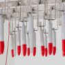 Alice Channer, Mechanoreceptor, Icicles (red, red) (triple spring, triple strip), 2018. Courtesy of the artist and Konrad Fischer Galerie. Photo: Lewis Ronald.