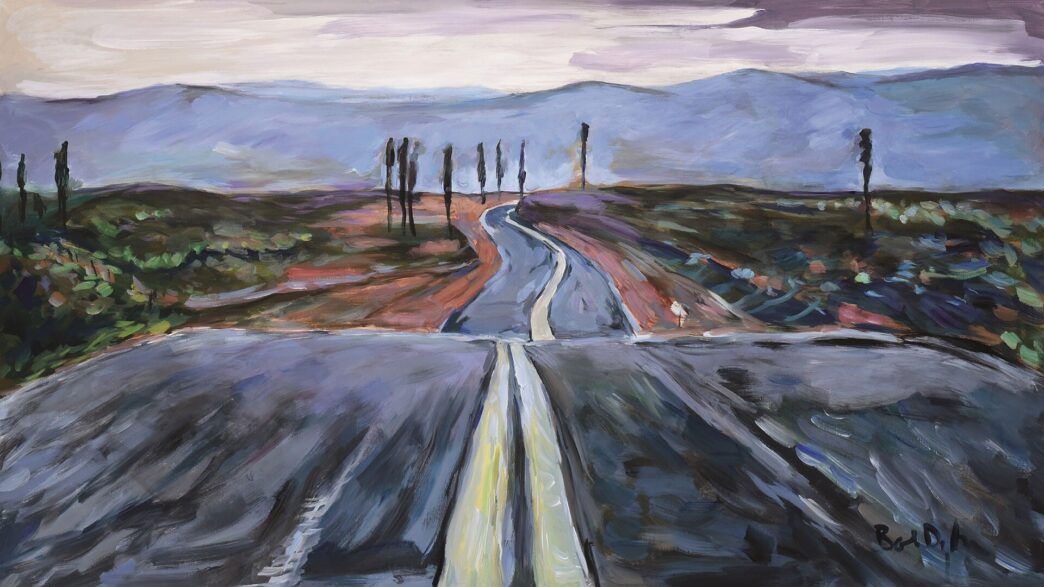 Bob Dylan, Endless Highway 2, 2015–2016. Acrylic on canvas.