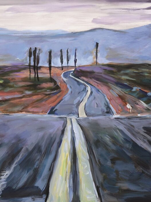 Bob Dylan, Endless Highway 2, 2015–2016. Acrylic on canvas.