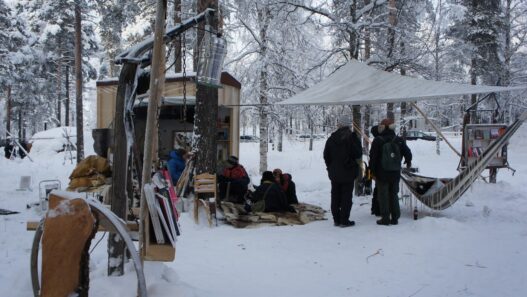 Joar Nango, Girjegumpi in Jokkmokk, 2018. © Astrid Fadnes.