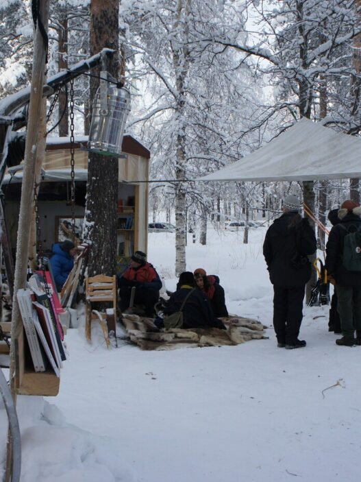 Joar Nango, Girjegumpi in Jokkmokk, 2018. © Astrid Fadnes.