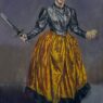 Paula Rego, Angel, 1998. Pastel on paper, 180 x 130 cm. Inv. 21P1960. Photo: Carlos Pombo. Centro de Arte Moderna Gulbenkian.