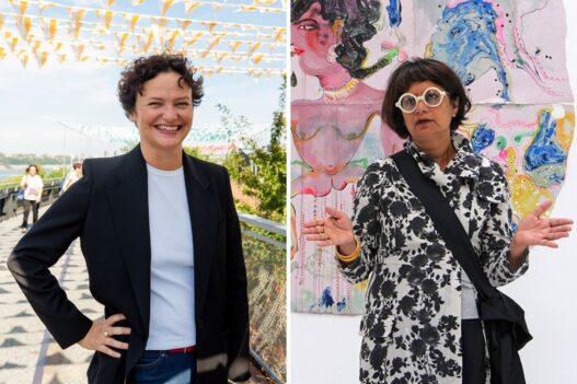 From left: Cecilia Alemani. Courtesy of the High Line. Photo: Liz Ligon. Rina Banerjee. Courtesy of Hosfelt Gallery San Francisco. Photo: David Stroud. University of California Davis.