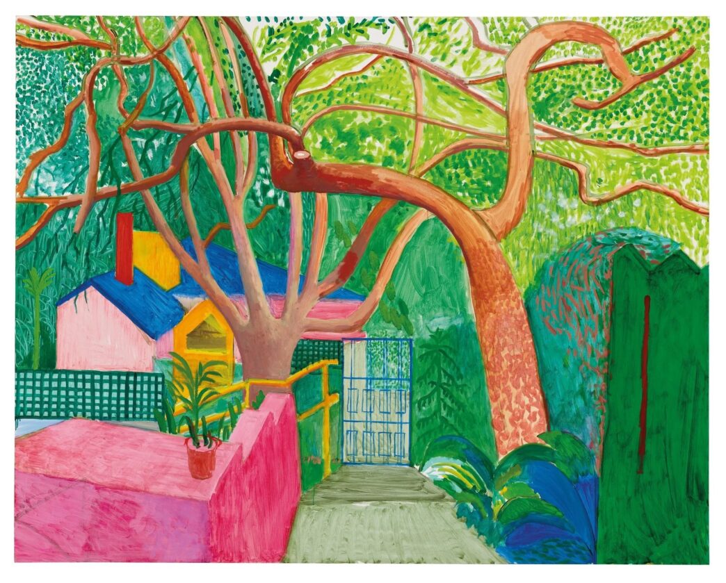 David Hockney’s The Gate (2000) Courtesy Christie's