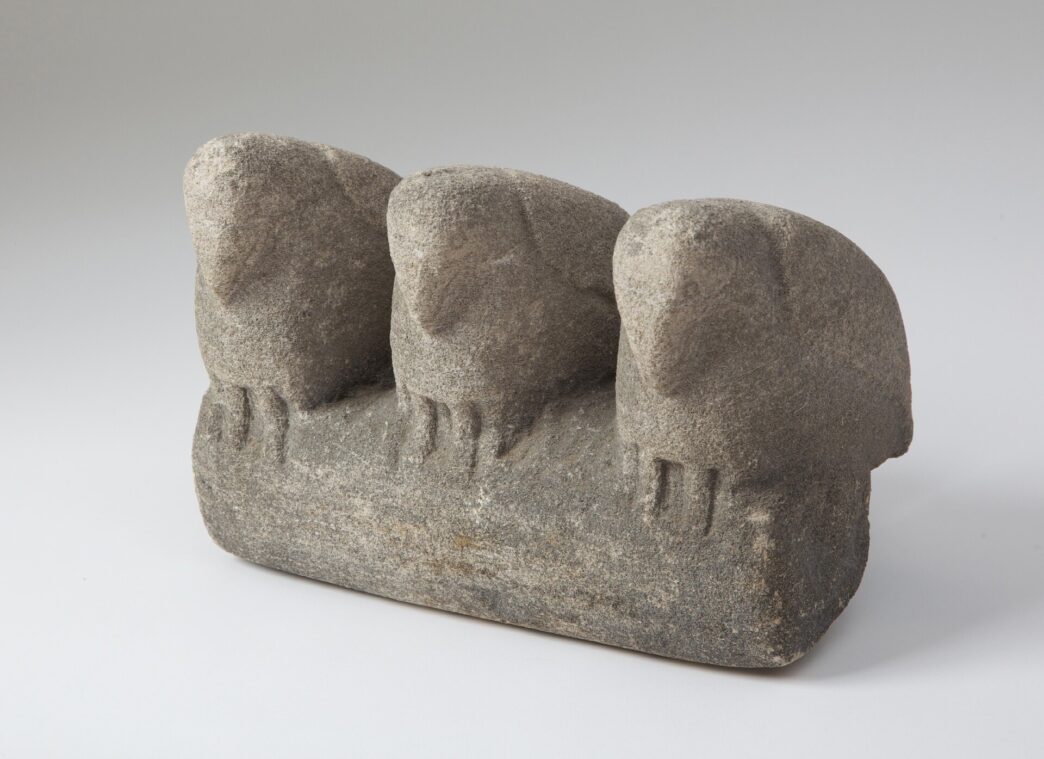 William Edmondson, Three Birds, 1935–40. 7.5 × 10 × 6 inches. Courtesy of The Collection of Jill and Sheldon Bonovitz. Promised Gift to the Philadelphia Museum of Art. outsider art fair.