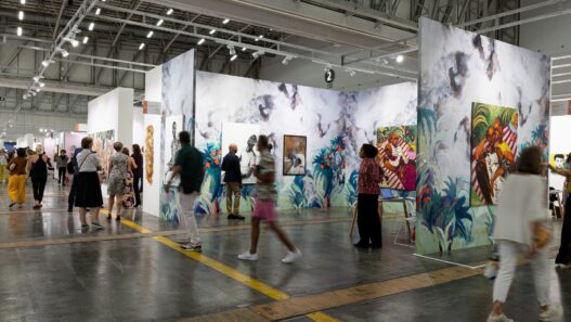 View of Galerie Cécile Fakhoury, Investec Cape Town Art Fair, 2023.