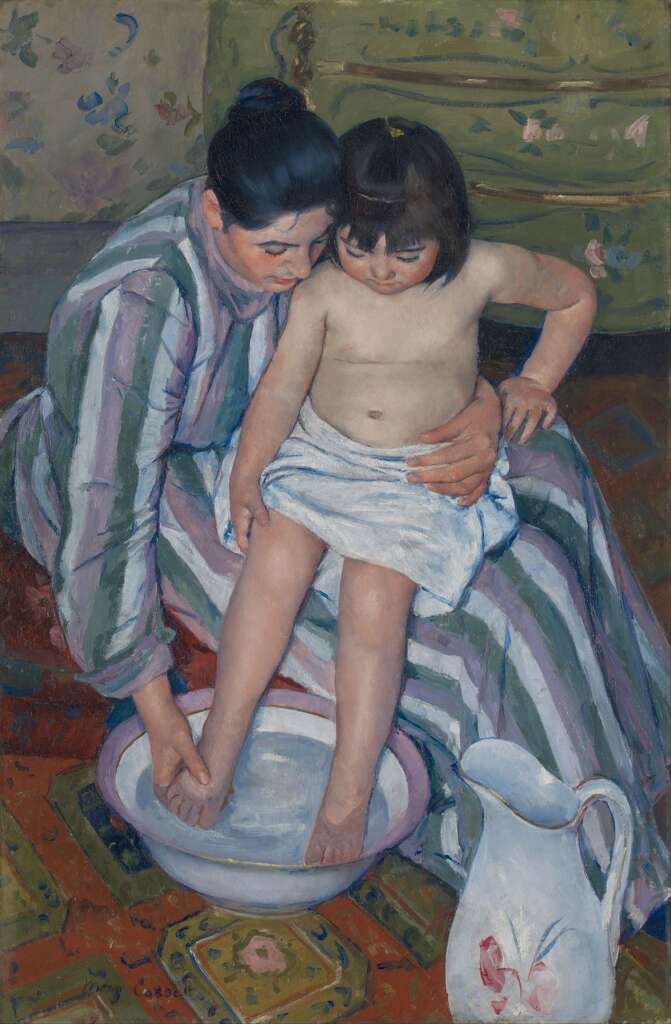 Mary Cassatt - The Child's Bath. Watercolor Painters