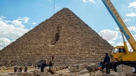 Giza Pyramid Restoration Sparks Debate