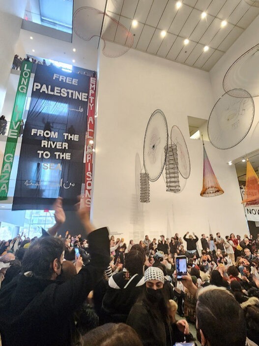 Protests Erupt at Museums in Solidarity with Palestine