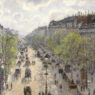 Camille Pissarro, "Le Boulevard Montmartre, Matin" (1897)