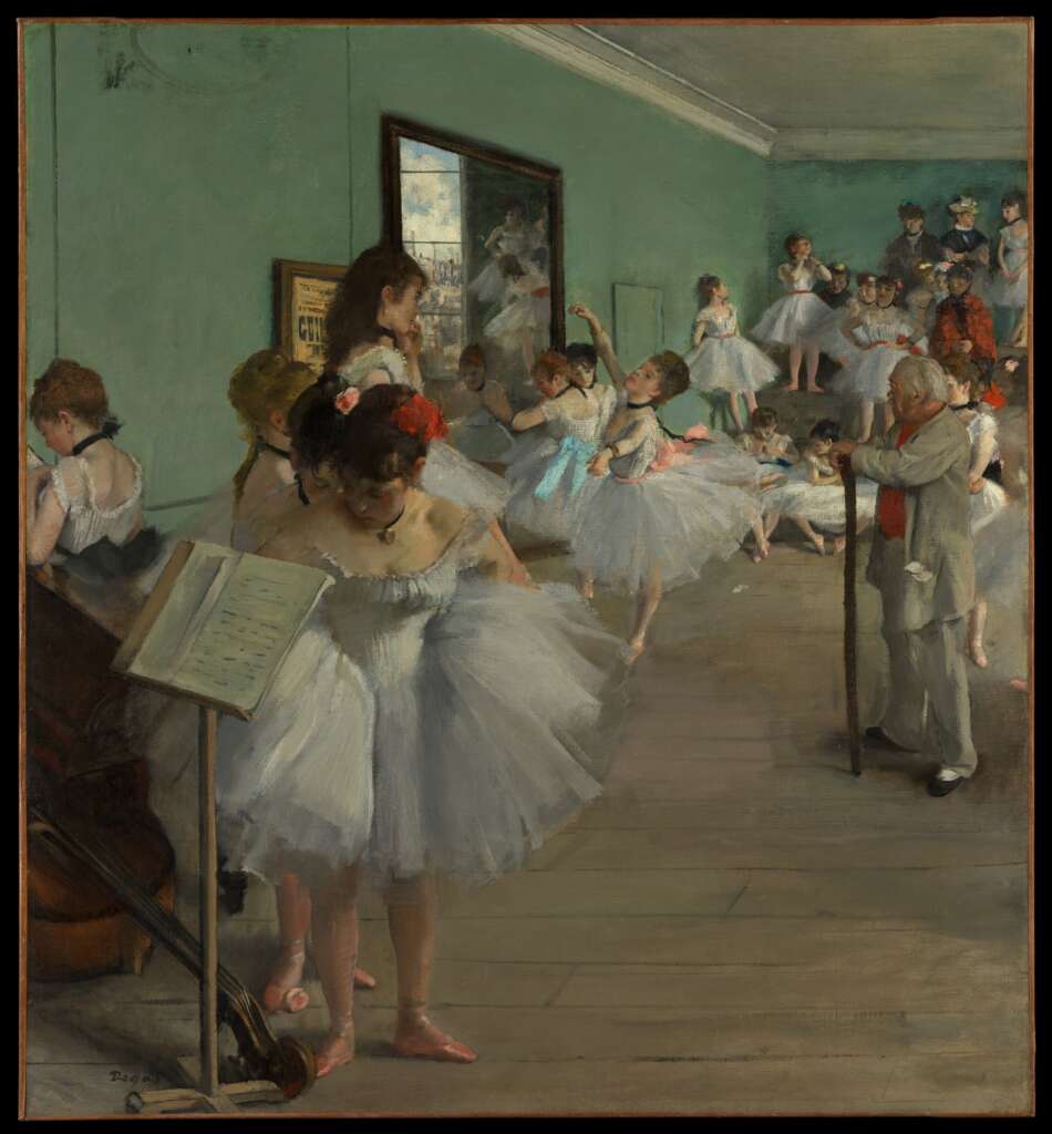 The Dance Class, Edgar Degas. 1874.