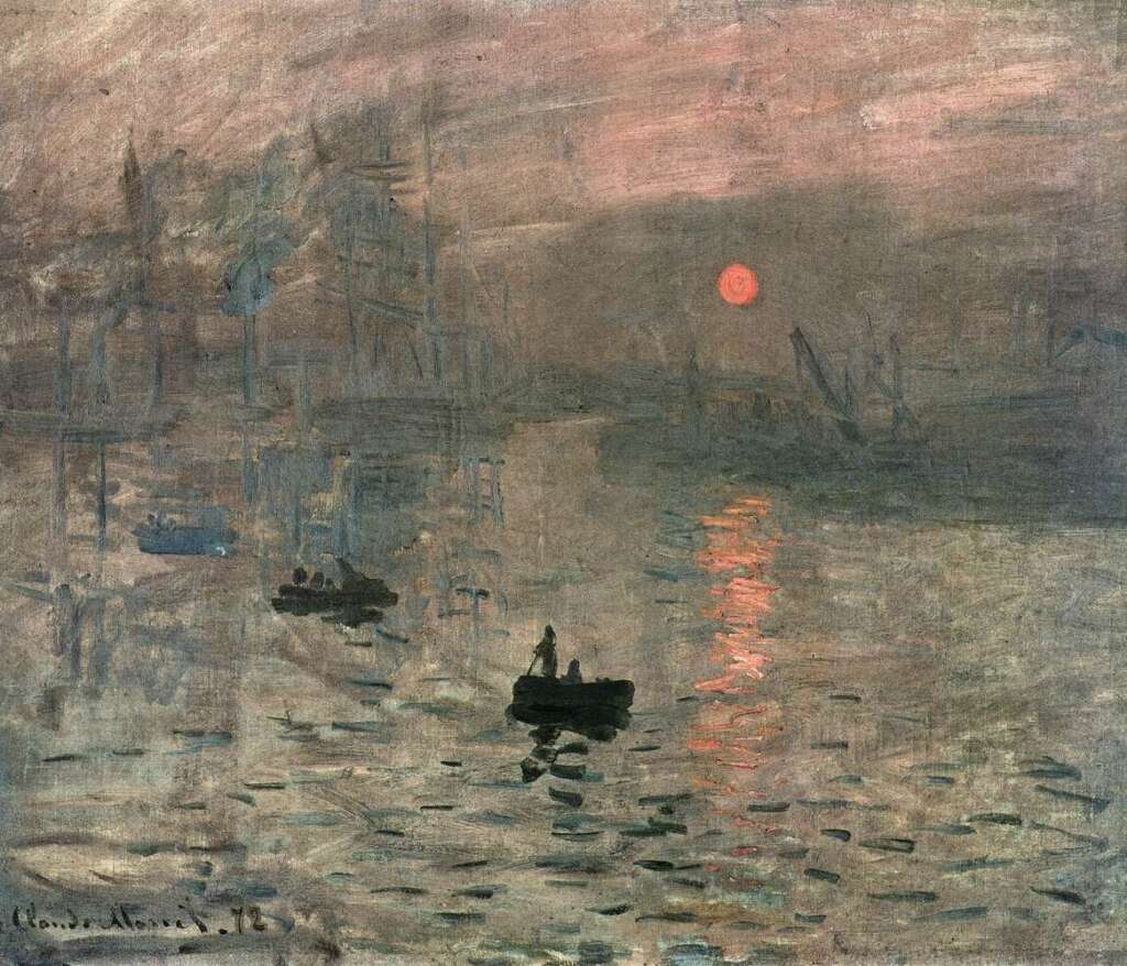 Impression, Sunrise, Claude Monet. 1872.