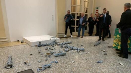 Ai Weiwei’s Porcelain Sculpture Destroyed at Palazzo Fava