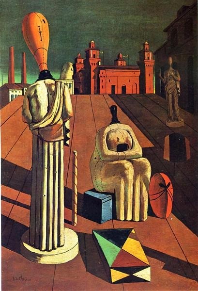 Giorgio de Chirico's The Disquieting Muses