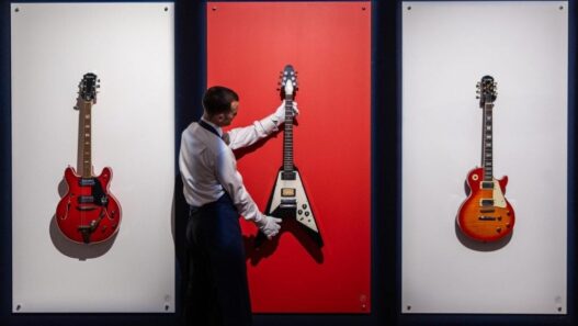 Oasis Guitars and Abbey Road Piano Steal the Show at Sotheby’s Pop Culture Auction