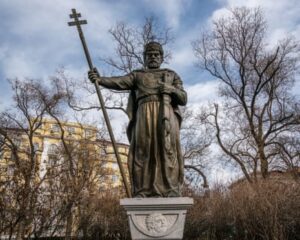 Statue of Czar Samuel in Sofia, Bulgaria